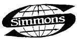 Mẫu nhãn hiệu S SIMMONS