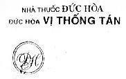 Mẫu nhãn hiệu NHà THUốC ĐứC HOà ĐứC HOà Vị THốNG TáN DH