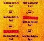 Mẫu nhãn hiệu MEBISULFATRIM FORT MB