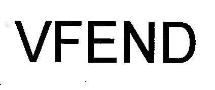 Mẫu nhãn hiệu VFEND
