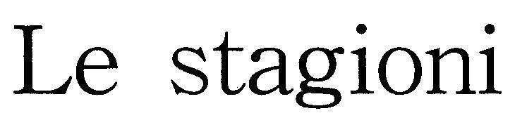 Mẫu nhãn hiệu Le stagioni