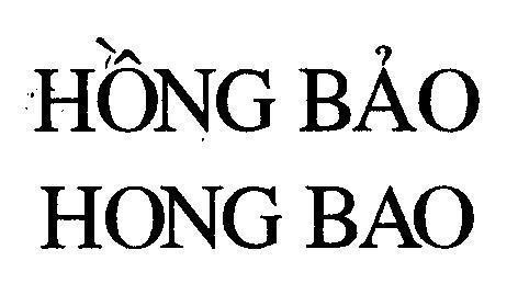 Mẫu nhãn hiệu HồNG BảO HONG BAO