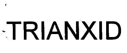 Mẫu nhãn hiệu TRIANXID