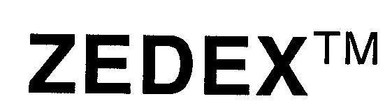Mẫu nhãn hiệu ZEDEX
