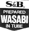 Mẫu nhãn hiệu S & B PREPARED WASABI IN TUBE