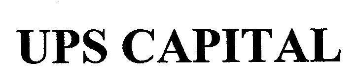 Mẫu nhãn hiệu UPS CAPITAL