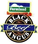 Mẫu nhãn hiệu FARMLAND BEEF BLACK ANGUS, PROUD TO BE FARMER OWNED