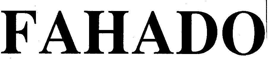 Mẫu nhãn hiệu FAHADO