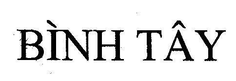 Mẫu nhãn hiệu Bình Tây