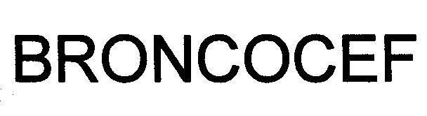 Mẫu nhãn hiệu BRONCOCEF