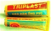 Mẫu nhãn hiệu TRIPLAST Keo dán ống PVC