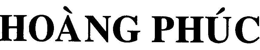 Mẫu nhãn hiệu HOàNG PHúC