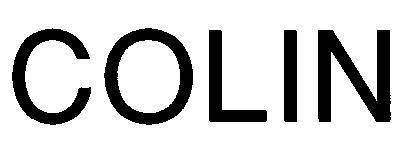 Mẫu nhãn hiệu COLIN