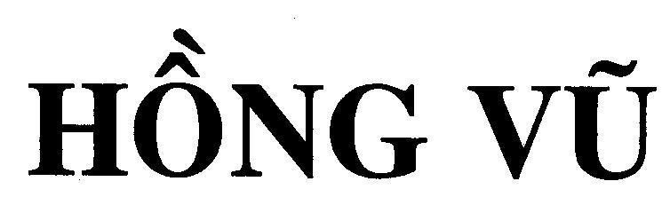 Mẫu nhãn hiệu HồNG Vũ