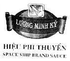 Mẫu nhãn hiệu LƯƠNG MINH Ký HIệU PHI THUYềN SPACE SHIP BRAND SAUCE