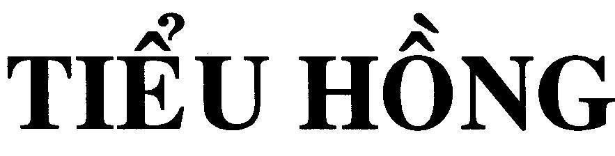 Mẫu nhãn hiệu TIểU HồNG