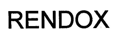 Mẫu nhãn hiệu RENDOX