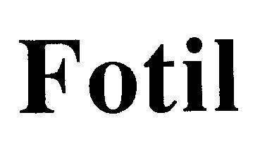 Mẫu nhãn hiệu Fotil