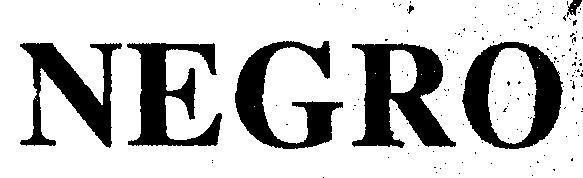 Mẫu nhãn hiệu NEGRO