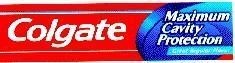 Mẫu nhãn hiệu COLGATE MAXIMUM CAVITY PROTECTION GREAT REGULAR FLAVOR