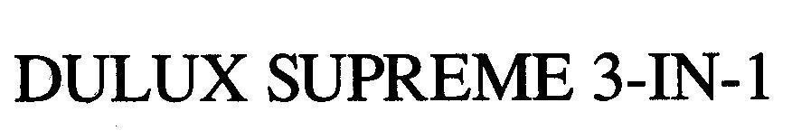 Mẫu nhãn hiệu DULUX SUPREME 3-IN-1