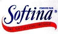 Mẫu nhãn hiệu SOFTINA DRY, SOFT &COMFORTABLE FEMININE PADS