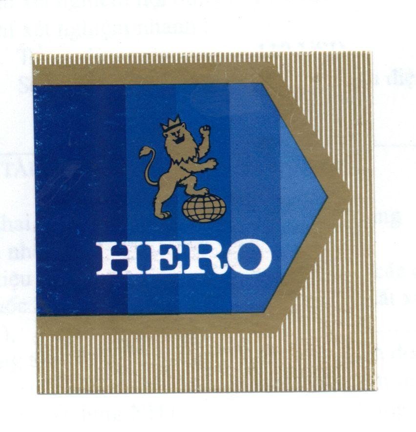 Mẫu nhãn hiệu HERO