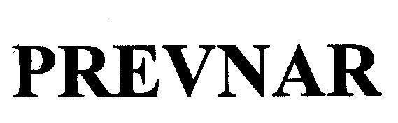 Mẫu nhãn hiệu PREVNAR