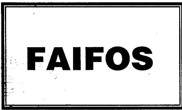 Mẫu nhãn hiệu FAIFOS