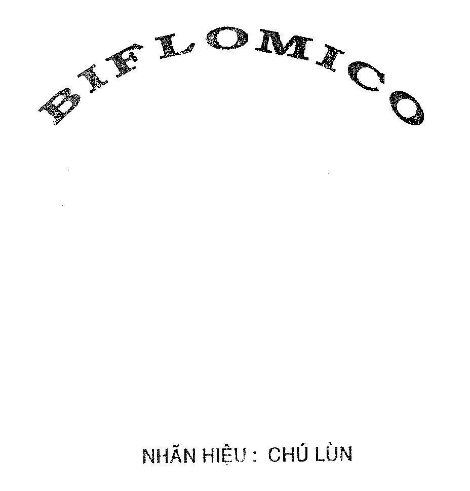 Mẫu nhãn hiệu BIFLOMICO Nhãn Hiệu Chú Lùn