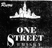 Mẫu nhãn hiệu Rượu ONE STREET WHISKY