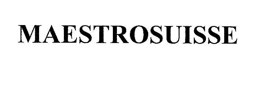 Mẫu nhãn hiệu MAESTROSUISSE