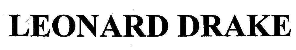 Mẫu nhãn hiệu LEONARD DRAKE