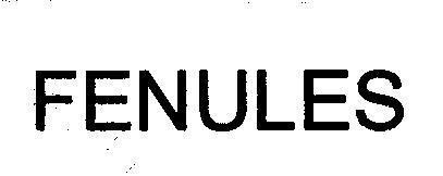Mẫu nhãn hiệu FENULES