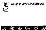 Mẫu nhãn hiệu UIA UNION INTERNATIONAL AROMAS