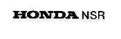 Mẫu nhãn hiệu HONDA NSR