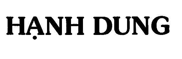 Mẫu nhãn hiệu HạNH DUNG