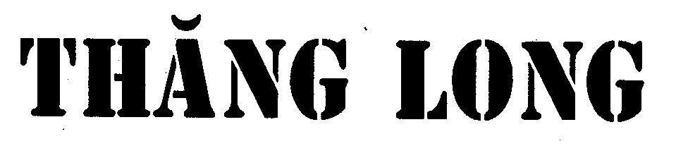 Mẫu nhãn hiệu THĂNG LONG