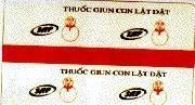Mẫu nhãn hiệu SAP Thuốc Giun Con Lật Đật