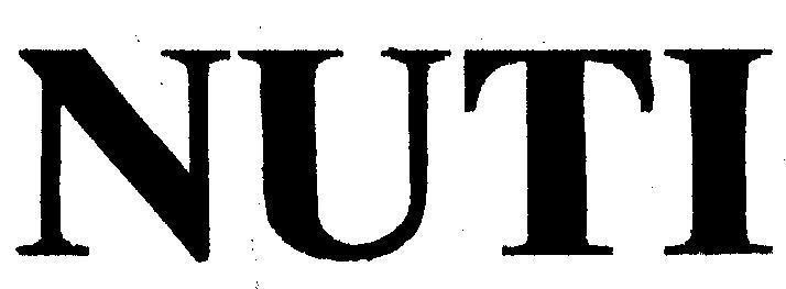 Mẫu nhãn hiệu NUTI