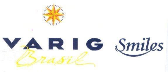 Mẫu nhãn hiệu VARIG Brasil Smiles