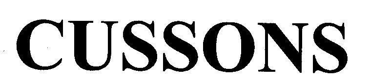 Mẫu nhãn hiệu CUSSONS