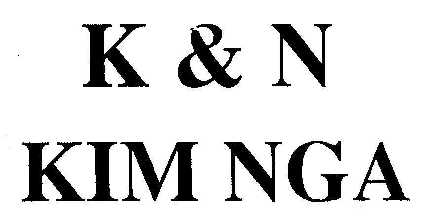 Mẫu nhãn hiệu K & N KIM NGA