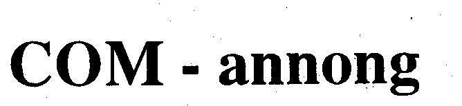 Mẫu nhãn hiệu COM - annong
