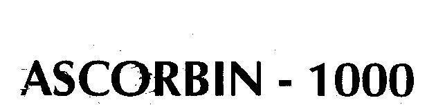Mẫu nhãn hiệu ASCORBIN - 1000
