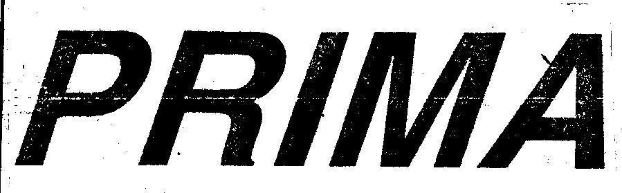 Mẫu nhãn hiệu PRIMA