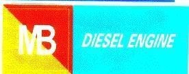 Mẫu nhãn hiệu MB DIESEL ENGINE