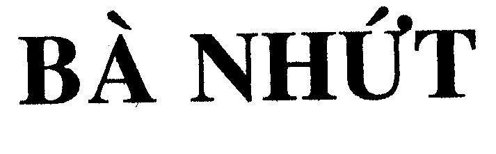 Mẫu nhãn hiệu Bà NHứT