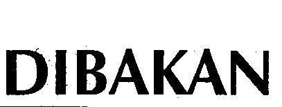 Mẫu nhãn hiệu DIBAKAN