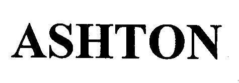 Mẫu nhãn hiệu ASHTON